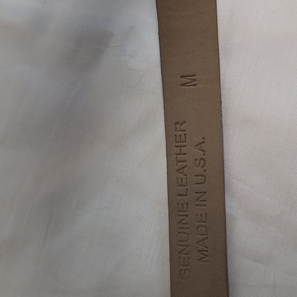 Per Se Elegant Gold buckle leather belt Size M  NWOT - Picture 7 of 9